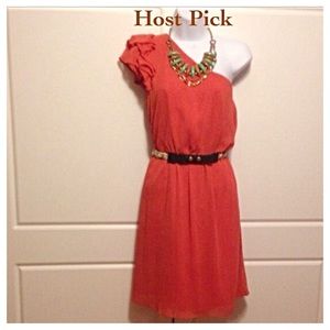 Gianni Bini Burnt Orange Dress